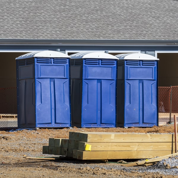 do you offer hand sanitizer dispensers inside the portable toilets in Granville Illinois